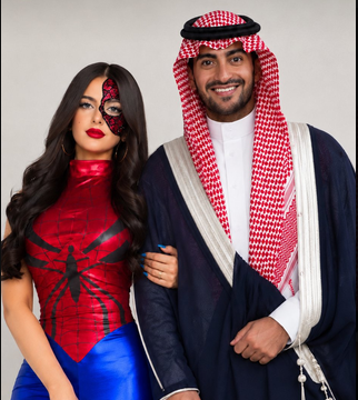 صورة تم توليدها بالذكاء الصناعي متداولة مع خبر الزواج